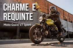 Teste Moto Guzzi V7 Sport - Charme e Requinte