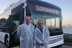 Aveiro na mobilidade elétrica com a Transdev - Veículos produzidos na fábrica CaetanoBus