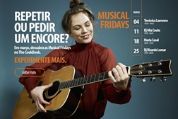“Musical Fridays” levam animação ao The CookBook do NorteShopping