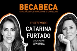 Catarina Furtado é a última convidada da 4.ª temporada do BecaBeca d'Os Improváveis
