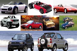 Os descapotáveis da Suzuki - Do Jimny ao Suzuki e-Survivor