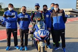 Miguel Santiago testou em Barcelona para o Mundial Supersport 300