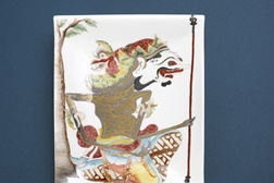 Exposição Itinerários no Museu do Oriente - Pintura em porcelana por Arlinda Frota