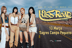 KISS OF LIFE pela primeira vez em Portugal  - No dia 13 de março 2025 no Sagres Campo Pequeno