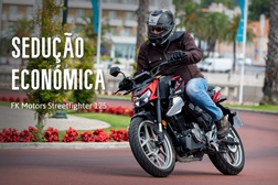 Teste FK Motors Streetfighter 125 - Sedução económica