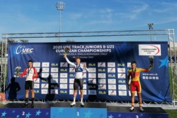 Iuri Leitão conquista medalha de prata na prova de eliminação do Europeu