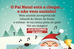 Concerto de Natal com Sónia Araújo marca chegada do Pai Natal ao Alegro