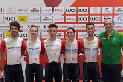 Seleção Nacional de Pista em competição na Taça das Nações