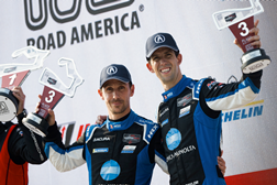 Pódio para Filipe Albuquerque em Road America - Na liderança durante grande parte da corrida