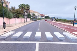 Portugal já tem duas passadeiras em formato 3D - Com um efeito visual para reforçar a atenção dos condutores 