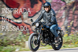 Teste Bullit Spirit 125 - Inspirada no passado
