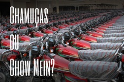 Motociclismo do futuro: Chamuças ou Chow Mein?