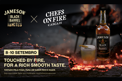 Jameson Black Barrel e Chefs On Fire na FIARTIL em Cascais - A sinergia do fogo e do sabor
