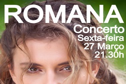 Romana ao vivo no Centro Cultural de Samora Correia