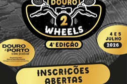 Permanecem abertas as inscrições para a 4.ª edição do Passaporte Douro On2Wheels, a realizar nos dias 4 e 5 de julho 