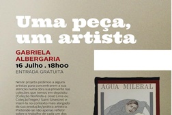 Uma peça, um artista: Marca d'Água: Água Mileral III, Gabriela Albergaria