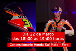 Joan Mir vai visitar o Concessionário Honda Sul Moto, em Faro