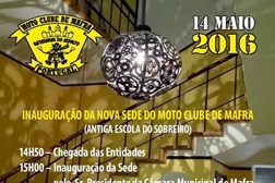 Inauguração da sede do Moto Clube de Mafra