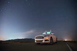 Ford Fusion de investigação de condução autónoma usam tecnologia LiDAR para ver no escuro 