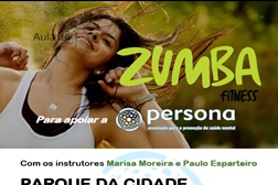 Aula de Zumba solidária no Barreiro