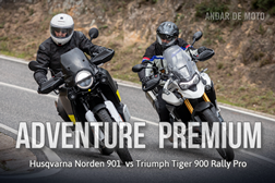 Comparativo Husqvarna Norden 901 vs Triumph Tiger 900 Rally Pro - Adventure Premium