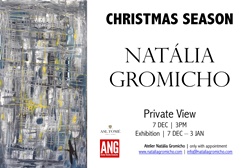 Atelier Natália Gromicho apresenta exposição de pintura “Christmas Season”