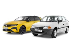 Em sintonia com os tempos: o Opel Astra F, que já vendeu milhões, faz 35 anos - Astra F é, até à data, o modelo mais vendido da Opel, com 4,13 milhões de unidades produzidas