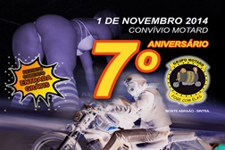 Festa 7º Aniversário do Grupo Motard Foge com Elas