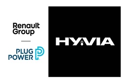 Joint-venture de mobilidade de hidrogénio Renault e a Plug Power - Nova empresa chama-se HYVIA