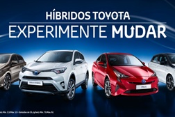 Experimente e mude para um dos sete Híbridos Toyota