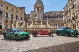Novos Alfa Romeo Giulia e Stelvio: “Quadrifoglio 100th Anniversario” - Edição de lançamento  com motor V6 de 2,9 litros com potência elevada a 520 cv
