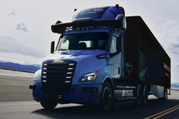Daimler Truck revelou um veículo de demonstração tecnológica Freightliner eCascadia autónomo e elétrico - Um projeto de investigação e engenharia avançada nos EUA