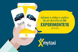 Serviço mytaxi com novidades - Personalizado e com imagem renovada