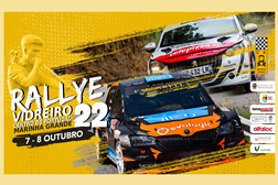 Rallye Vidreiro Centro de Portugal decide pódio do CPR  - Marinha Grande será o palco da festa dos campeões a 7 e 8 de Outubro