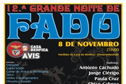 Grande Noite de Fado regressa à Casa do Benfica em Avis