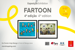 Nova edição do FARTOON apresenta os melhores cartoons sobre a pandemia no MAR Shopping Algarve
