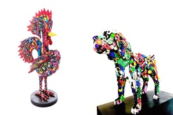 Exposição inédita em Portugal no Amoreiras Shopping Center - “Toy Stories” apresenta esculturas feitas maioritariamente com brinquedos reciclados
