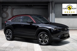 Segurança 5 estrelas Euro NCAP no Mazda MX-30 e-Skyactiv R-EV  - 91% na avaliação de Proteção de Ocupantes Adultos e 87% na de Crianças 