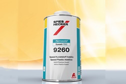 Spies Hecker promove reparações de peças de plástico mais rápidas em oficina - Novo Aditivo para Plásticos Permasolid Speed-TEC 9260 da Spies Hecker
