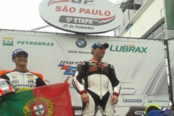 Miguel Praia subiu ao pódio em Interlagos na segunda posição