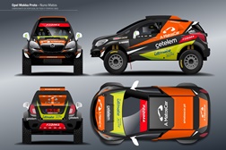 Nuno Matos ao volante de Opel Mokka Proto - Campeonato Portugal de Todo-o-Terreno 2022