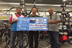 ECC: Prémio de 500 euros entregue ao participante do Barreiro que pedalou mais quilómetros