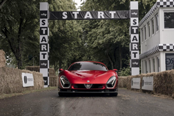 Alfa Romeo 33 Stradale estreia-se no Reino Unido no Goodwood Festival of Speed - Único e exclusivo pela 1ª vez num evento público internacional fora de Itália 