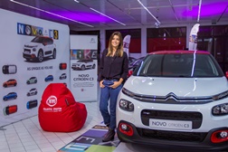 Novo Citroën C3 protagoniza a primeira sessão fotográfica inteiramente realizado por um carro