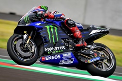 MotoGP 2022 GP Indonésia, MotoGP - Quartararo lidera Warm Up, Oliveira 3º - A forma do português da KTM é inegável