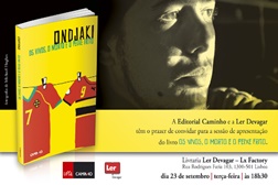 Sessão de apresentação do livro "Os Vivos, o Morto e o Peixe Frito" de Ondjaki