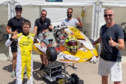Noah Monteiro com boa estreia no FIA Karting Academy Trophy - Acesso direto à final