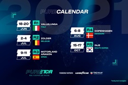 Revelado calendário da temporada inaugural do PURE ETCR - 1ª competição de carros de turismo totalmente elétricos e multimarcas do mundo 