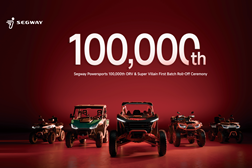 Novo Super Villain SX20T da Segway Powersports - 100.000 veículos produzidos em apenas quatro anos juntam-se ao lançamento do primeiro lote do novo modelo