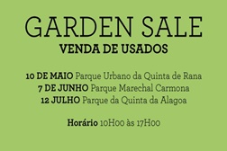 Garden Sale - Venda de usados nos Parques Municipais de Cascais